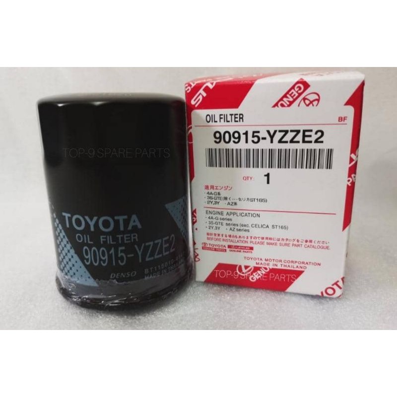 กรองน้ํามันเครื่องTOYOTA 90915-YZZE1 90915-YZZE2 90915-YZZD2 camry vios altis hiace