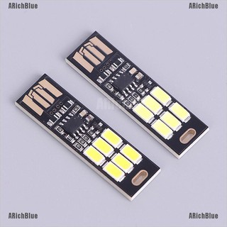 Arichblue โคมไฟอ่านหนังสือ led 1W ขนาดเล็ก แบบพกพา สีขาว