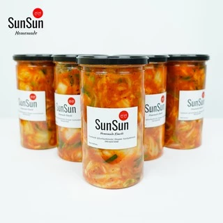 กิมจิโฮมเมด อร่อย!! 800 กรัม SunSun Homemade Kimchi กิมจิผักกาดขาว