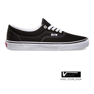 VANS ERA BLACK WHITE SNEAKERS สินค้าลิขสิทธิ์แท้