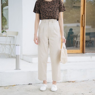 Snazzy shop - High waist pants (เฉพาะกางเกง)