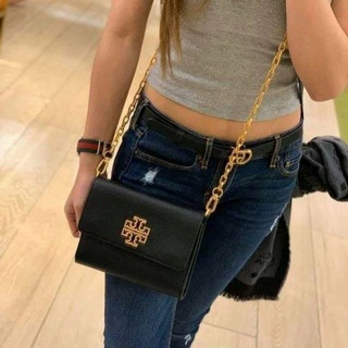 ส่งฟรี ผ่อน0%🌈New Tory Burch 67296 Britten Chain Leather