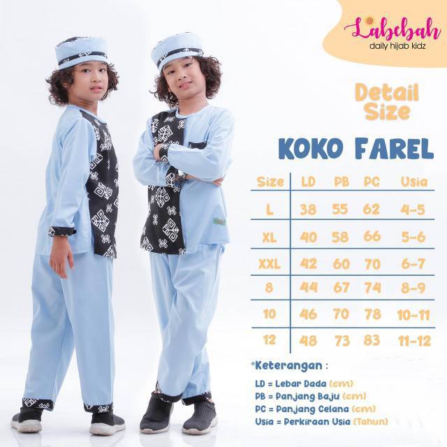 Koko Farel by Labebah - 01 Baby Blue