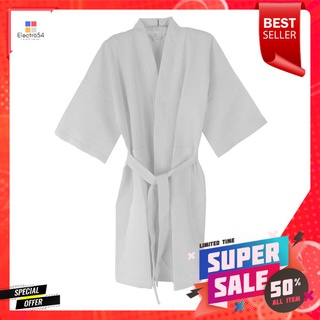 ชุดคลุมอาบน้ำ HOME LIVING STYLE WAFFLE สีขาวBATHROBE HOME LIVING STYLE WAFFLE WHITE