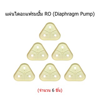 แผ่นไดอะแฟรมปั้มอัด RO (Diaphragm Plate) จำนวน 6 ชิ้น