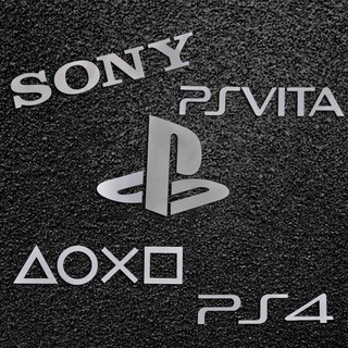 [Super fine metal sticker] SONY metal sticker PS4 PS3 logo LOGO mobile computer TV display game console metal sticker