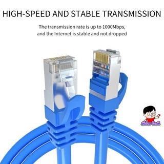 🚀 สายแลน CAT6 รองรับสปีดสูงสุด 1000 เมก ได้จริง ⚡ หัวเหล็ก แข็งแรง ทนทาน 🔨