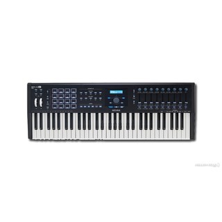 Arturia : Keylab 61 MKII (Black) by Millionhead (Midi Keyboard 61 คีย์ Mini มาพร้อมกับ 16 Pads, 9 Knobs, 9 Faders)