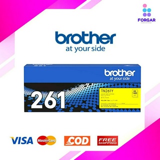 Brother TN-261 Y Yellow ตลับหมึกโทนเนอร์ สีเหลือง ของแท้