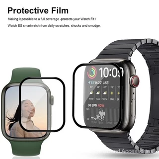 For iWatch Ultra 49มม. ฟิล์มกันรอยหน้าจอ PMMA + PET 3D นิ่ม สำหรับ Apple Watch Series 10 9 8 7 6 SE 5 4 3 41 มม. 45 มม.