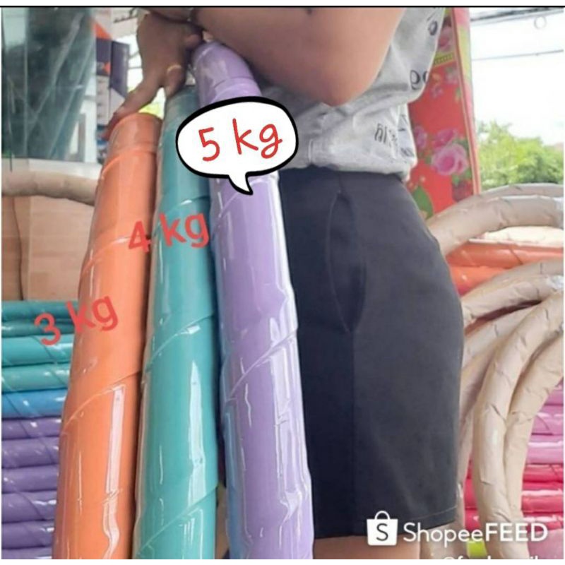 💟ฮู ล่า ฮูป หนัก 5 kg  💟 วงกว้าง  99 cm บริหารหน้าท้อง มีซัปนิ่ม มีน้ำ+ทราย ข้างใน