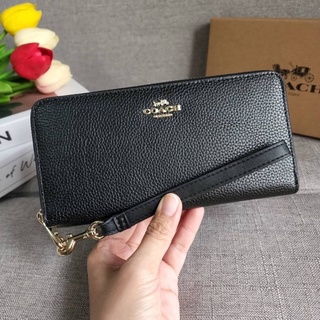 COACH C4451 LONG ZIP AROUND WALLET