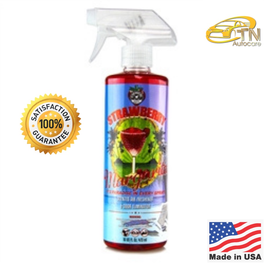 Chemical Guys Strawberry Margarita Scent Premium Air Freshener & Odor Eliminator (16 oz) (ของแท้)
