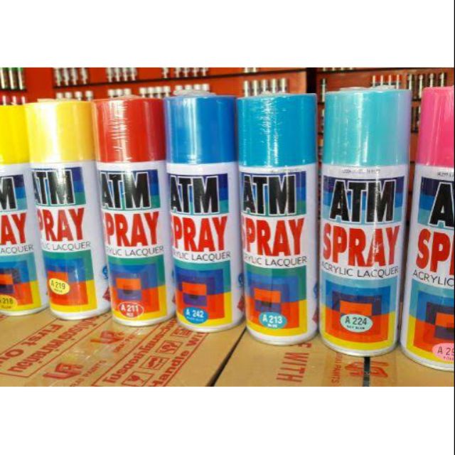 สีสเปรย์​ ATM หลากสี