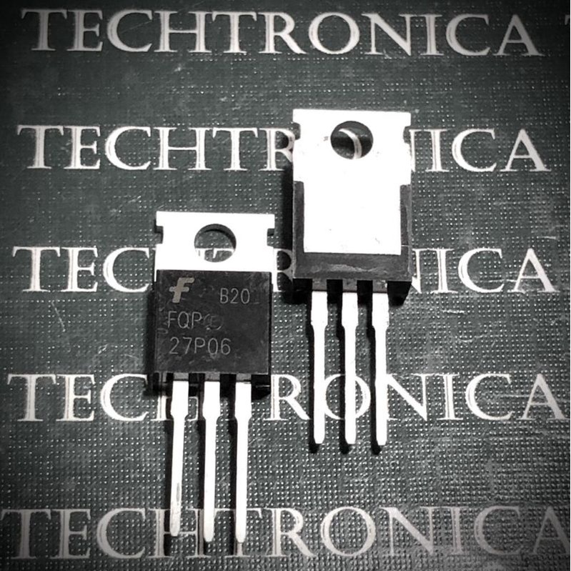 ทรานซิสเตอร์ MOSFET P-Channel FQP27P06 FQP 27P06 TO-220