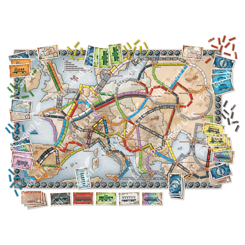 Ticket to ride board game klinsc