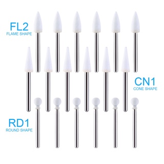 【ddydental】กรวยขลุ่ย Fg Burs FL2 ความเร็วสูง 1.6 มม. 12 ชิ้นต่อแพ็ค