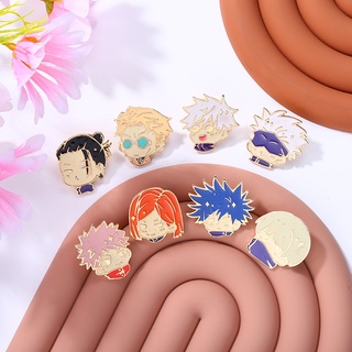 เข็มกลัด รูปการ์ตูนอนิเมะ Jujutsu Kaisen Peripheral Lapel 8 แบบ สําหรับเก็บสะสม เครื่องประดับ