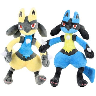 ตุ๊กตานุ่ม รูปการ์ตูนโปเกม่อน Luc Lucario ขนาด 12 นิ้ว ของเล่นสําหรับเด็ก