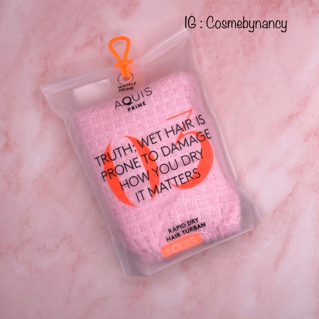 💥พร้อมส่ง💥Aquis Luxe Hair Turban ผ้าเช็ดผมตัวดัง