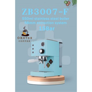 ZB-3007F เครื่องชงกาแฟเชิงพาณิชย์กึ่งอัตโนมัติเครื่องชงกาแฟในครัวเรือน