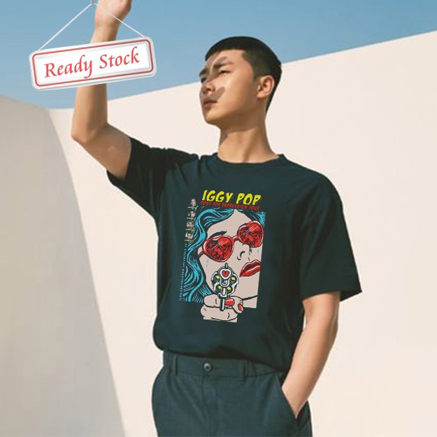 IGGY POP เสื้อยืด***