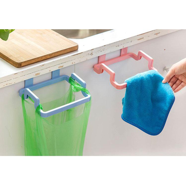 COMBO 2 NILON BAG RACKS สําหรับ GARBAGE, TOWEL TOWEL HANGING 1302 ราคาถูกสุดๆ 88