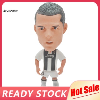 /Lov/ ฟิกเกอร์ Pvc รูปนักฟุตบอล Juventus Ronaldo สไตล์ยุโรป สําหรับเก็บสะสม 2020