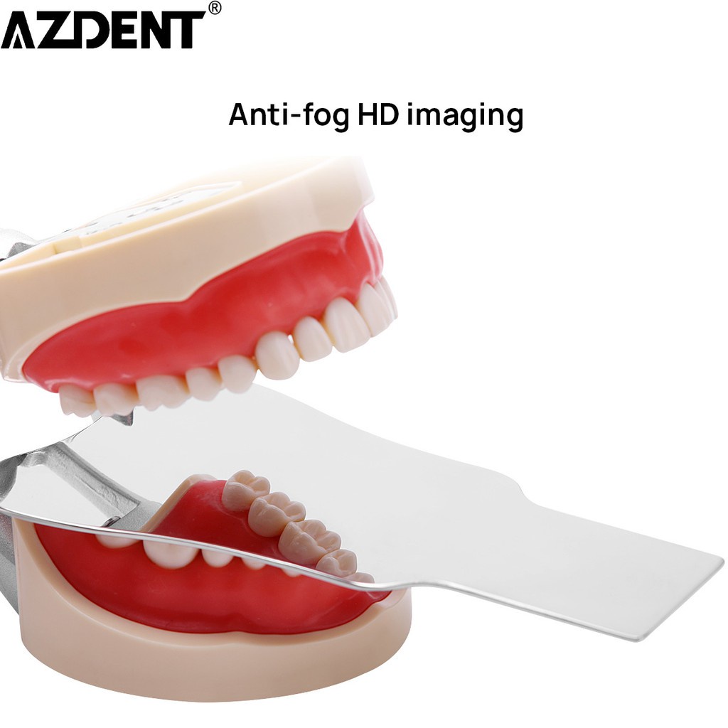 Azdent กระจกอัตโนมัติป้องกันหมอกสําหรับการถ่ายภาพช่องปากกระจกสะท้อน
