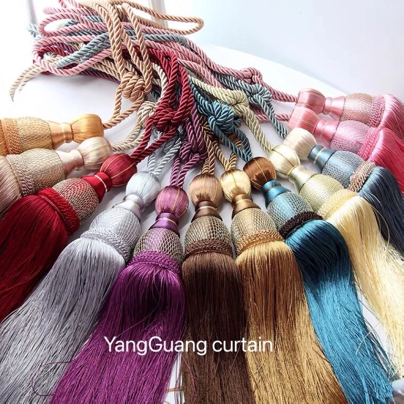 พร้อมส่ง ผูกเชือก สายรวบ สายรัด พู่รวบม่าน ที่รัดม่าน ปกรณ์ผ้าม่าน ราคาต่อ1ชิ้น 69บาท