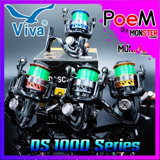 รอกสปินนิ่ง VIVA DISCOVERY DS1000 (GOLD/BLACK/BLUE/RED)