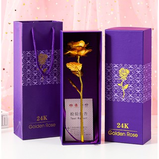 37_yy  ดอกกุหลาบทองคำ ทอง24K Golden Roseโกลเด้นโรส #ดอกกุหลาบทอง ของขวัญ วาเลนไทน์ ดอกกุหลาบ