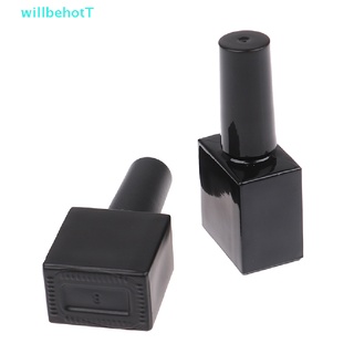 [WillbehotT] ขวดแก้วเปล่า 10 มล. พร้อมแปรงรีฟิล 1 ชิ้น [ใหม่]