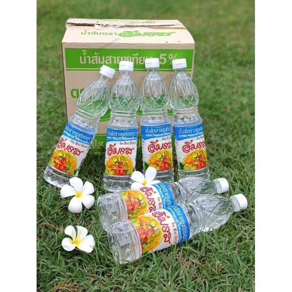 ยกลังถูกกว่า น้ำส้มสายชู ตราอิ่มรส 700ML*12ขวด