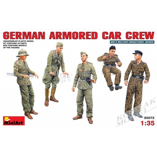 ฟิกเกอร์โมเดล MI35072 GERMAN ARMORED CAR CREW 1/35