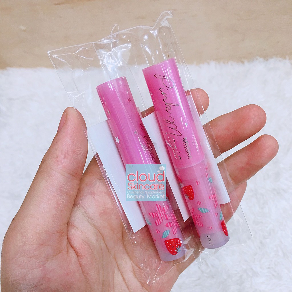 ลิปสติก PINK MAGIC mistine สตรอเบอร์รี่ สีชมพูสีลิป ลิปมันบำรุงริมฝีปาก ลิปสติก EXP 05/2028 - รูปที่ 2