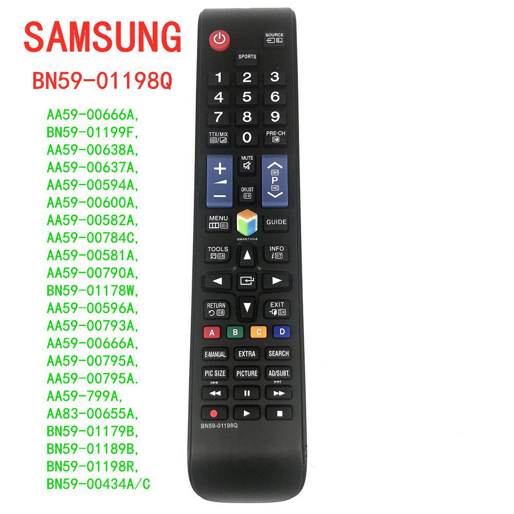 ใหม่รีโมทคอนโทรล BN59-01198Q สําหรับ SAMSUNG Universal SAM-918 LED LCD TV UA60JS7200W UA65JU6400W UA75JU6400WXXY Fernbedienung