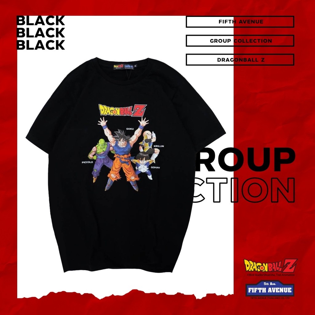 เสื้อยืดดราก้อนบอลแซด ลาย Group ของแท้ลิขสิทธิ์จากญี่ปุ่น DragonballZ พร้อมส่ง!!