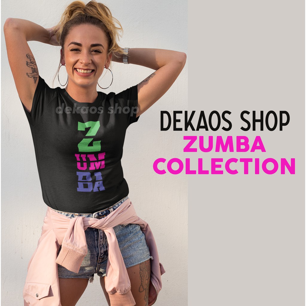 ZUMBA เสื้อยืดผู้หญิง / เสื้อผ้าเด็กผู้หญิง / ZUMBA / ZUMBA WOMENS TSHIRT / ZUMBA ท็อปส์ซูผู้หญิง / 