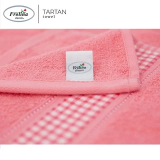 Frolina ผ้าขนหนูเช็ดผม ขนาด 15x30 นิ้ว Set 2 ผืน รุ่น Tartan
