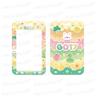 (สินค้าพร้อมส่ง) CardHolder-Got7 เฟรมการ์ดใส่รูปศิลปิน พวงกุญแจ GOT7