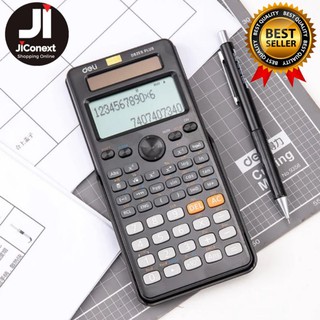 Deli Scientific Calculator D82ES เครื่องคิดเลข (วิทยาศาสตร์) 1 อัน-สามารถคำนวนสูตรทางวิทยาศาสตร์ได้มากถึง 252 ฟังก์ชั่น