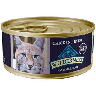 อาหารเปียกแมวระดับ 6 ดาว Blue Buffalo Wilderness Mature Chicken Recipe Grain-Free 156 กรัม