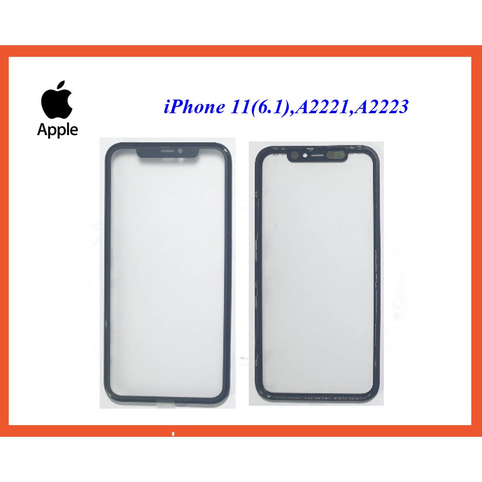 กระจก+OCA+กรอบ iPhone 11(6.1),A2221,A2223