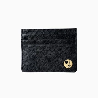TAKEO KIKUCHI กระเป๋าใส่บัตร BLACK WABI SABI CARD CASE
