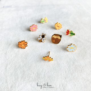 ต่างหูเซท Bug&amp;Bee (Earring - Bug &amp; Bee Collection)