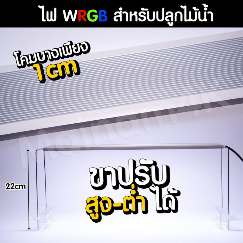 ไฟเลี้ยงไม้น้ำ WRGB 9 Step สำหรับตู้ 36 นิ้ว D-900L | Marangmod