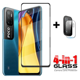 ฟิล์มกระจกนิรภัยกันรอยเลนส์กล้อง 4 In 1 Xiaomi Poco M3 Pro F3 X3 Pro