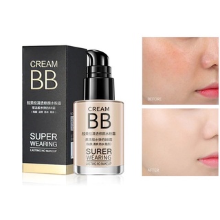 B03 รองพื้นของแท้100% กันน้ำขั้นเทพ BB Cream ขวดแก้ว BB super wearing lasting no makeup 30ML มี 3 สีให้เลือก