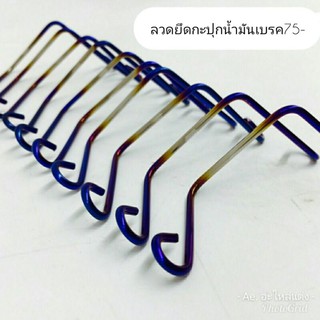 (ใส่โค้ด SEPITER37 ลด 70.- ไม่มีขั้นต่ำ) ลวดยึดกะปุกน้ำมันเบรคสีไทเท